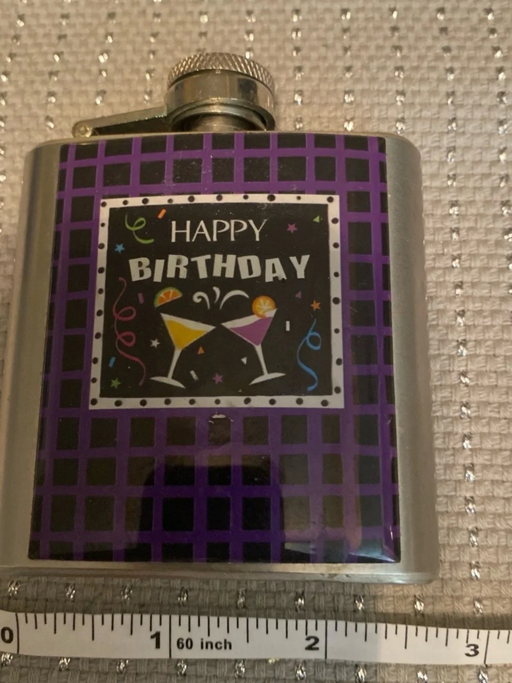 GANZ Purple Grid 